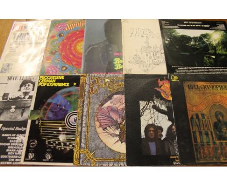 PROG - A nice collection of 20 x classic LPs. Artists/titles include Quintessence - Dive Deep (pink rim original), Jimi Hendr
