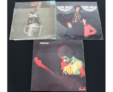 KINKS/HENDRIX - 3 x must have LPs. Titles are The Kinks - Arthur Or The Decline And Fall Of The British Empire (UK stereo ori