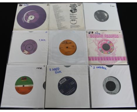 HEAVY ROCK/METAL - Thrashing collection of 15 x great 7" releases. Artists/titles include Hard Stuff - Inside Your Life (PUR 