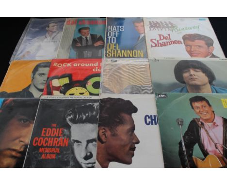 SOLO MALE 60s POP/ROCK 'N' ROLL - Rockin' collection of 31 x LPs with early and collectible releases. Artists/titles include 