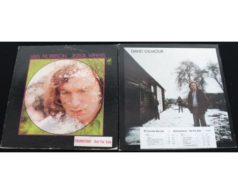 GILMOUR/CAN MORRISON US PROMOS - 2 x scarce demonstration LPs. Titles are Van Morrison - Astral Weeks (Warner Bros. WS 1768 w