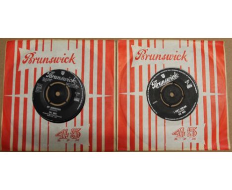 THE WHO - 2 x early Brunswick 7" releases. Titles are I Can't Explain (1st Brunswick pressing with 1C/1C matrix and the right