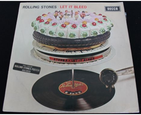 THE ROLLING STONES - LET IT BLEED (WITH POSTER) - A complete original UK mono copy of the 1969 release from The Stones (LK 50