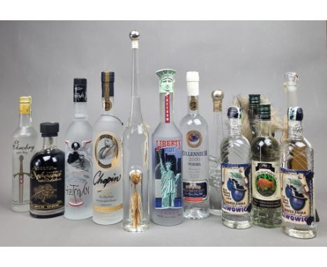 Selection of Vodka, Grappa, White Spirts and Cognac to include:   Chrobry Vodka,  Debowa Polish Oak Vodka,  Hetman Vodka,  2 