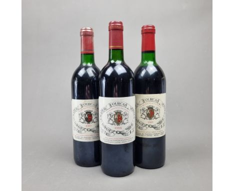 3 Bottles Chateau Fourcas Hosten to include   2 Bottles 1989 Vintage 1 Bottle 1996 Vintage  