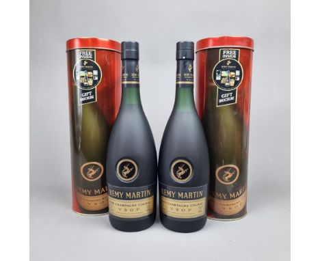 2 Bottles Remy Martin VSOP Fine Champagne Cognac  