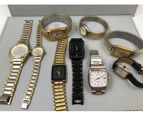 A COLLECTION OF WATCHES TO INCLUDE ACCURIST, ROTARY, LORUS, LIMIT, TIMEX, AVIA, PULSAR, KERED, CITIZEN, ETC.