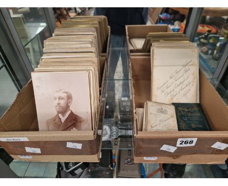 A COLLECTION OF PHOTOGRAPHIC PORTRAIT CARTES DE VISITE