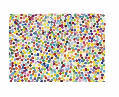 DAMIEN HIRST (B. 1965)8435. Dilemma Here 2016 signed, titled, dated 2016, numbered 8435 and stamped on the reverseenamel pain