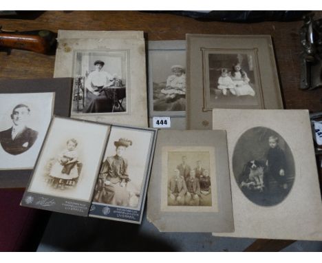     A Bundle Of Victorian Portrait Photo Cards                                      