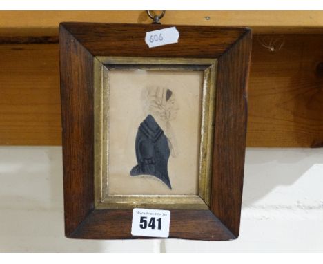     An 18th Century Silhouette Portrait Of A Lady                                    