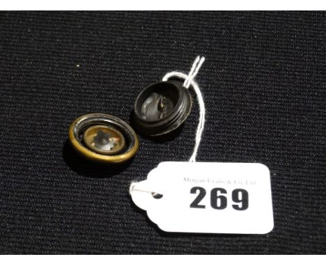     A Royal Corps Of Signals Brass Button With Concealed Escape Compass             