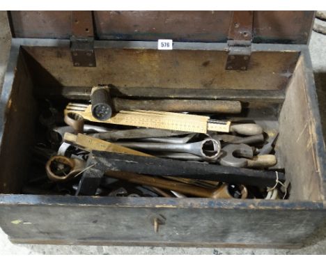     A Carpenters Chest &amp; Tools                                                      