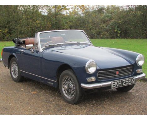 1972 MG Midget MK IIIMake: MGModel: Midget Year: 1972Mileage: 37382VIN: GANSUC119548GConfiguration: Right Hand DriveRegistrat