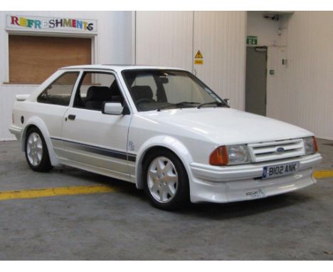 1985 Ford Escort RS Turbo Series 1Make: Ford Model: Escort RS TurboYear: 1985Mileage: 99000VIN: WF0BXXGCABFU53466Configuratio