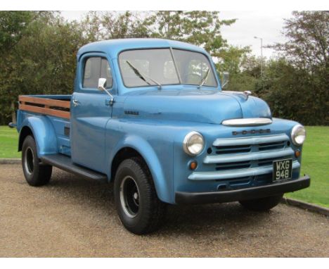 1950 Dodge B1800 Pilothouse" Pick-up"Make: Dodge Model: B1800 "Pilothouse" Pick-upYear: 1950Mileage: 73000VIN: 85507252Config