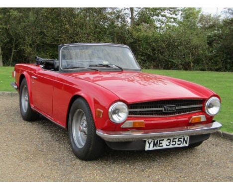 1975 Triumph TR6 Make: TriumphModel: TR6Year: 1975Mileage: 90405VIN: CR56030Configuration: Right Hand DriveRegistration: YME3