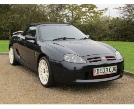 2003 MG TFMake: MGModel: TFYear: 2003Mileage: 92345VIN: SARRDWBKC3DG15229Configuration: Right Hand DriveRegistration: DE03CUK