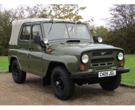 1986 UAZ-469 LHDMake: UAZModel: 469Year: 1986Mileage: 0VIN: XTU31512700204752Configuration: Left Hand DriveRegistration: Cont