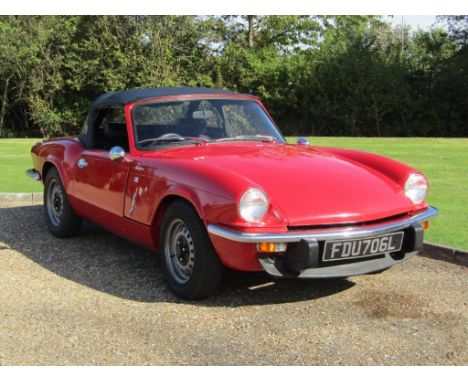 1973 Triumph Spitfire MK IVMake: Triumph Model: Spitfire Year: 1973Mileage: 0VIN: FH53729Configuration: Right Hand DriveRegis