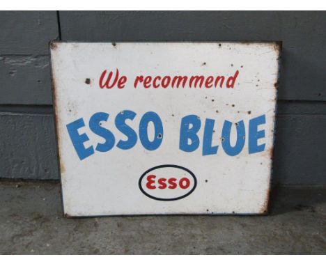 Double Sided Vintage Esso Blue Flange SignMake: Contact AuctioneerModel: Contact AuctioneerYear: 0Mileage: 0VIN: Contact Auct