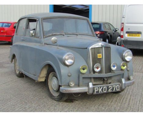 Circa 1953 Triumph MayflowerMake: TriumphModel: MayflowerYear: 1953Mileage: 11211VIN: 532534 TT 25859 DLConfiguration: Right 