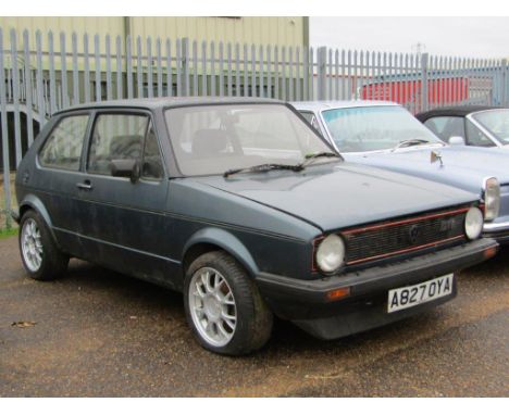 1983 VW Golf 1.8 GTi MK1Make: Volkswagen Model: Golf GTiYear: 1983Mileage: 151000VIN: 17DW596275Configuration: Right Hand Dri