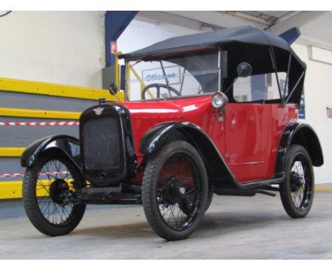 1925 Austin Seven ChummyMake: Austin Model: Seven ChummyYear: 1925Mileage: 0VIN: Contact AuctioneerConfiguration: Right Hand 