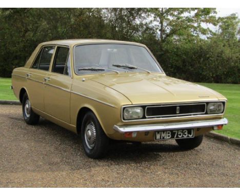 1971 Hillman Hunter Super 1725Make: Hillman Model: Hunter SuperYear: 1971Mileage: 33508VIN: LG074640604QMAConfiguration: Righ