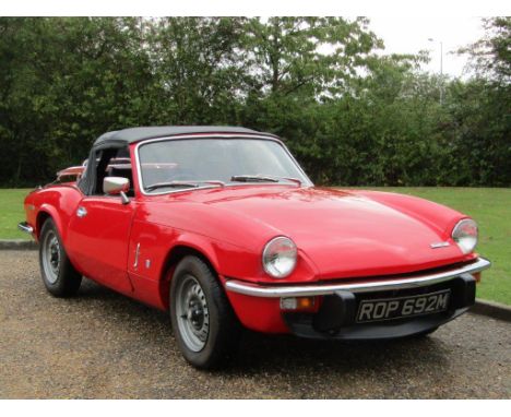 1974 Triumph Spitfire MKIV Make: TriumphModel: SpitfireYear: 1974Mileage: 83323VIN: FH62929Configuration: Right Hand DriveReg