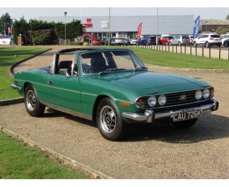 1972 Triumph Stag 3.0 M/ODMake: Triumph Model: StagYear: 1972Mileage: 14273VIN: LD124520Configuration: Right Hand DriveRegist