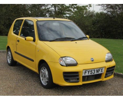 2003 Fiat Seicento SportingMake: Fiat Model: Seicento Sporting Year: 2003Mileage: 100300VIN: ZFA18700001020966Configuration: 