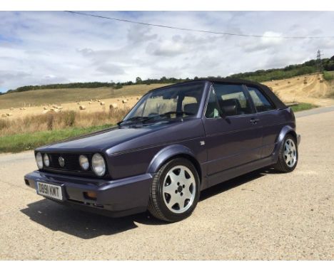1987 VW Golf 1.8 GTi Cabriolet MKIMake: Volkswagen Model: GolfYear: 1987Mileage: 0VIN: WVWZZZ15ZHK027252Configuration: Right 