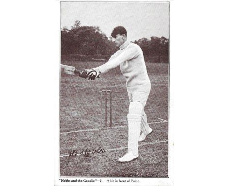 CRICKET - ORIGINAL VINTAGE J HOBBS SURREY POSTCARD
Unused &amp; good condition for age
Ref G