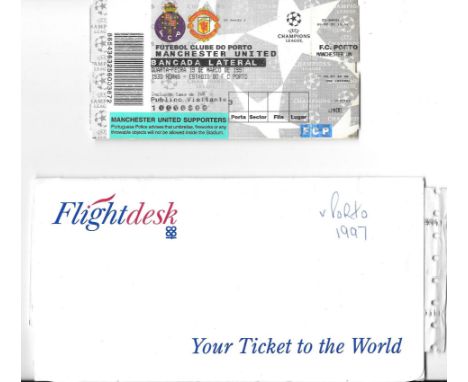 1997 PORTO V MANCHESTER UNITED TICKET, ITINERARY, FLIGHT TICKETS ETC&nbsp;
Ref SM