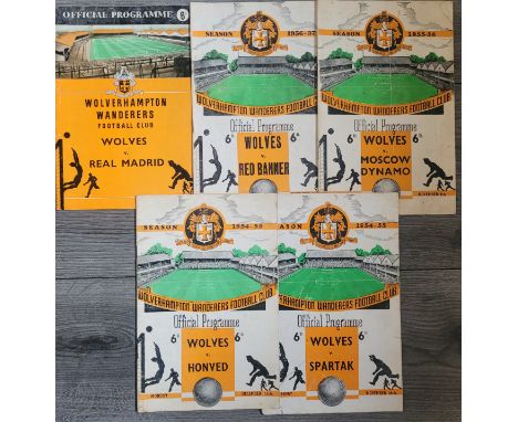 WOLVERHAMPTON WANDERERS V FOREIGN OPPOSITION PROGRAMMES X 5
All fair
&nbsp;
Ref BP