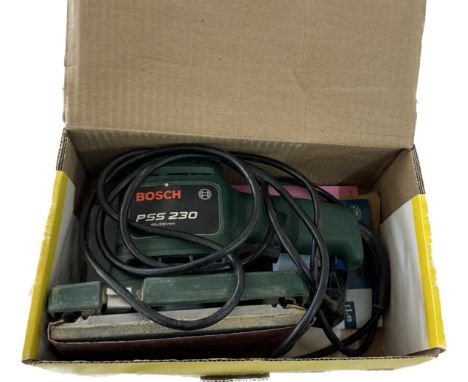 Boxed Bosch PSS 230 sander, untested