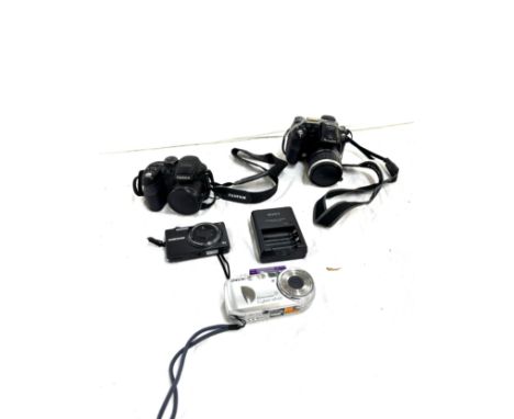 Selection of assorted Cameras includes Fujifilm finepix s5600, Sony etc