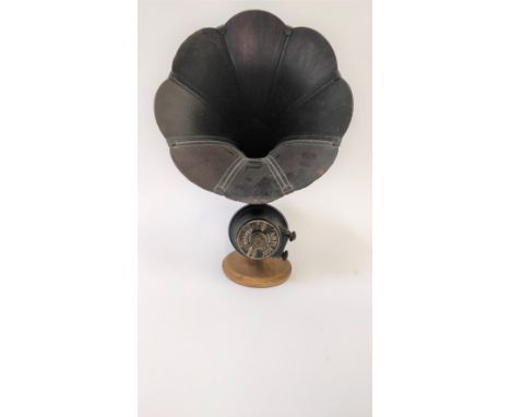 A 1920's Amplion Dragon horn Speaker, Junior De Luxe, Type AR 114, Serial number 840375 