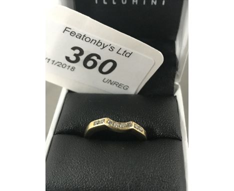 18CT DIAMOND RING .3CT 3.9G