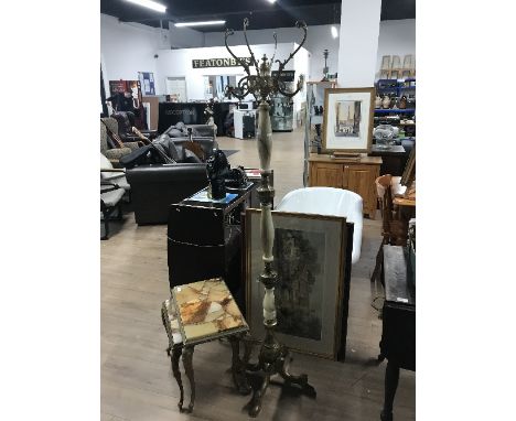 GROOVY VINTAGE ONYX HAT COAT STAND