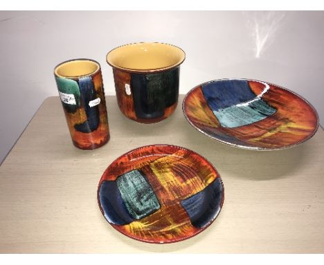 4 PIECES VINTAGE POOLE POTTERY