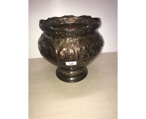 ANTIQUE COPPER PLANTER