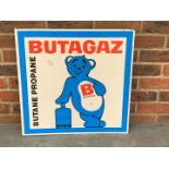 Butagaz Aluminium Flange Sign