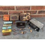 Mixed Lot of Tins Radio and Door Handles