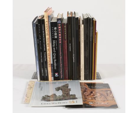 Group of Asian art gallery catalogs including books from: Jan van Beers Oriental Art, S. Bernstein, Robert Kleiner, Francesca