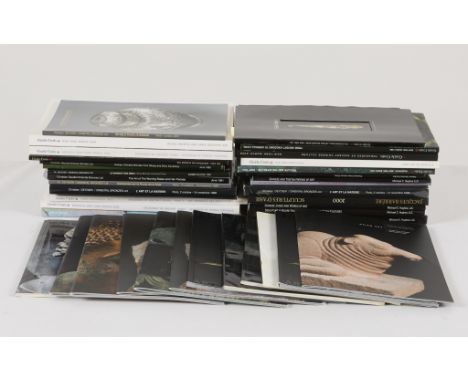 Group of assorted Asian art gallery catalogs including: Jacques Barrere, Michael C. Hughes LLC., Gisele Croes, Christian Deyd