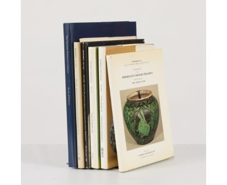 Group of rare Asian art auction catalogs from Sotheby's. Including:Sotheby &amp; Co., "Catalogue of Important Chinese Ceramic