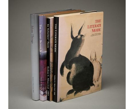 Group of four books authored by Sydney L. Moss. Including:"The Literati Mode: Chinese Scholar Paintings, Calligraphy, and Des