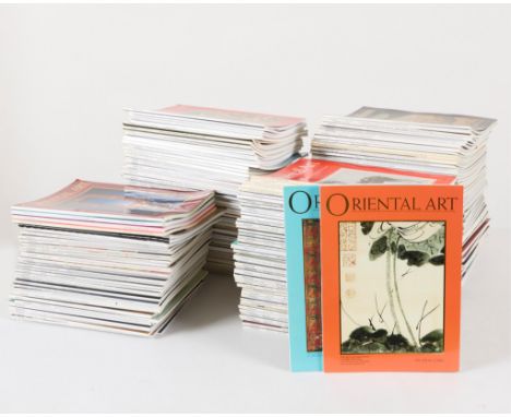 Very large group of "Orientations" and "Oriental Art" magazines. Ranging from the 1990s-2010s.Provenance: From the Distinguis